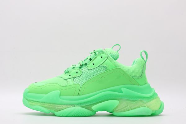 

2019 Multi Luxury Triple S Дизайнер Низкий Старый Папа Сочетание Подошвы Мужская Женская Мод