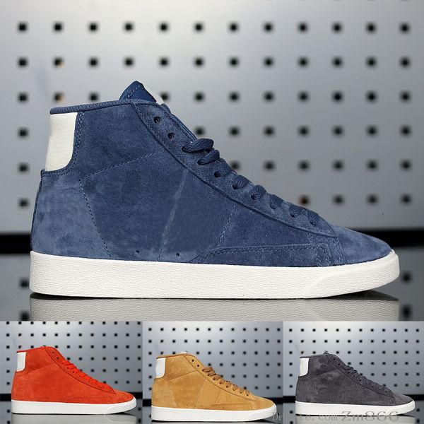 

лучшее качество blazer mid vintage suede пшеничного black men женская обувь vntg мы sude девочка открытых тапок конек размер обувь 36-45
