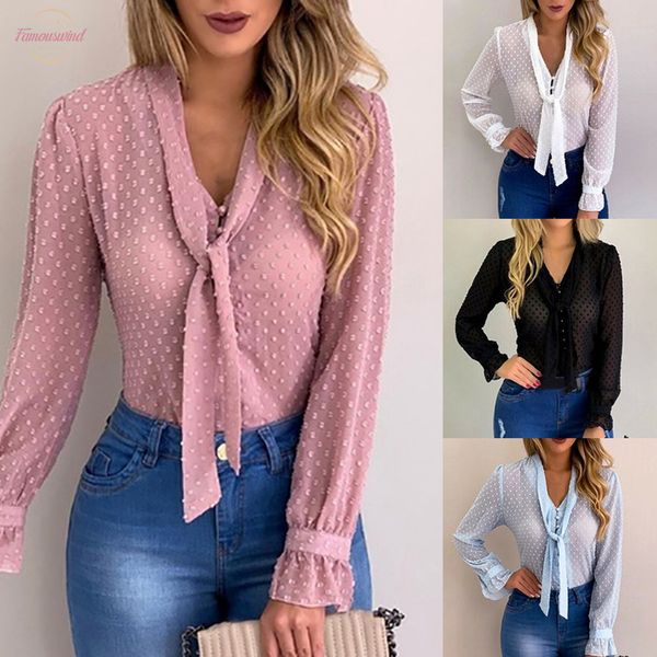 

women pink kimono sleeve blouses and shirt new sweet office style women summer chiffon long sleeve shirt blusas mujer de moda, White