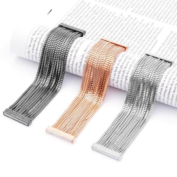 

new alloy 12 chains wrap bracelets for women man multiple layers magnet buckles bangle party fashion jewelry, 4cm*19-20cm tcn086, Golden;silver