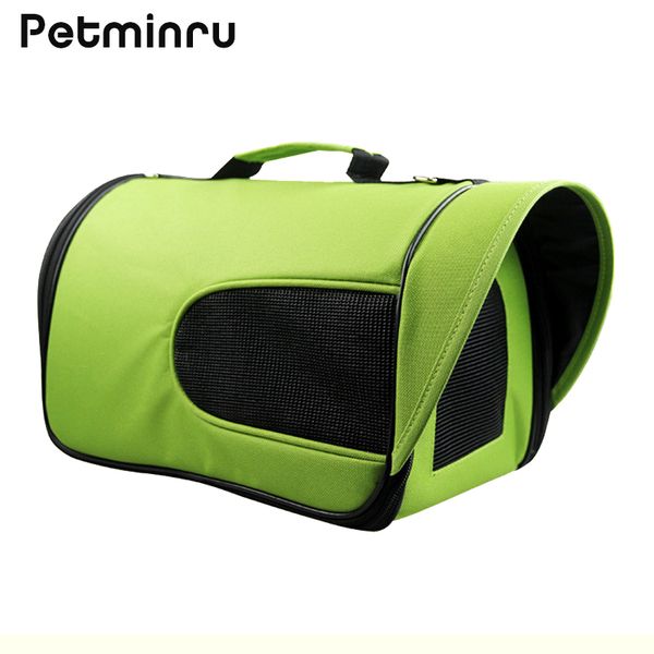 

petminru eaves type dog cat pet carrier breathable outside travel carrier bags foldable teddy dog shoulder bag handbag