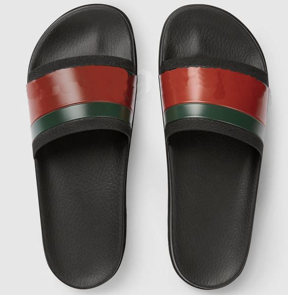 

дизайнерская обувь горки летние пляжные плоские сандалии g тапочки для дома шлепанцы с сандалиями spike размер 35-45 с коробкой gu2, Black