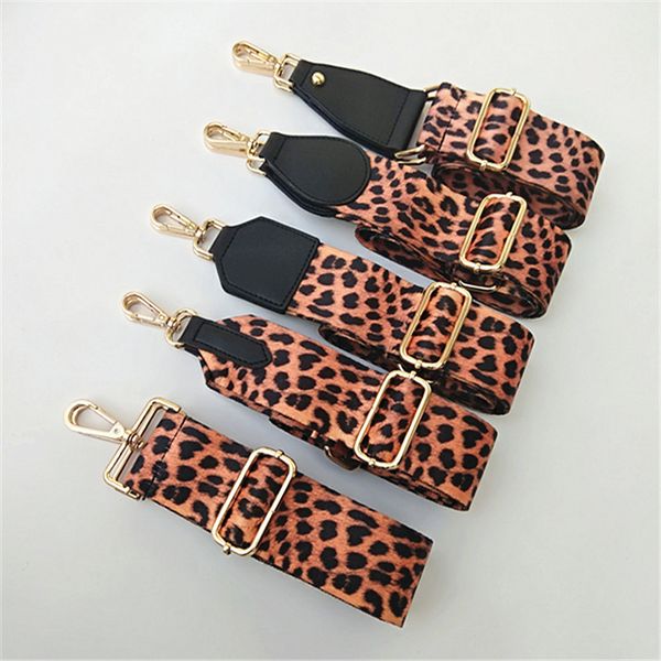 

leopard bag strap handbag belt wide shoulder bag strap replacement accessories part adjustable belt for w258, Black