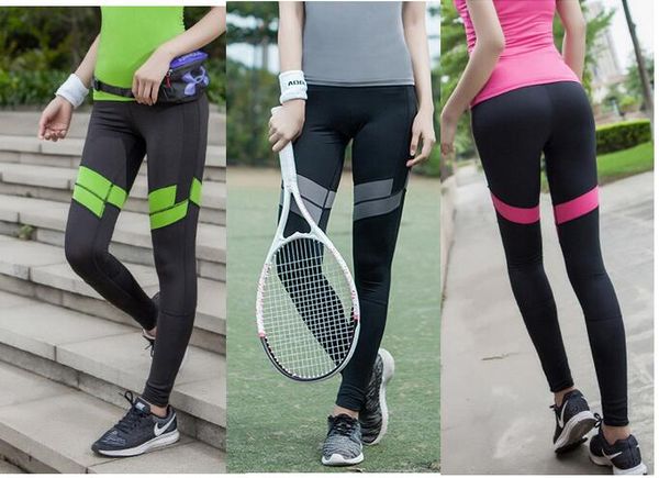 

adibao womens knitted polyester trousers fitness clothes yago pants legging long exercise leggings, Black;blue