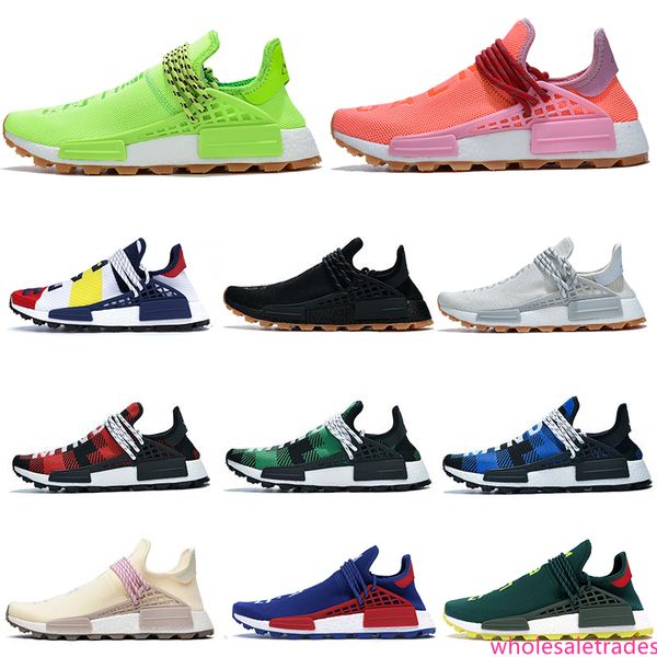 

with nmd human race know soul men women running shoes infinite species bbc pharrell williams sun glow oreo yellow mens trainers