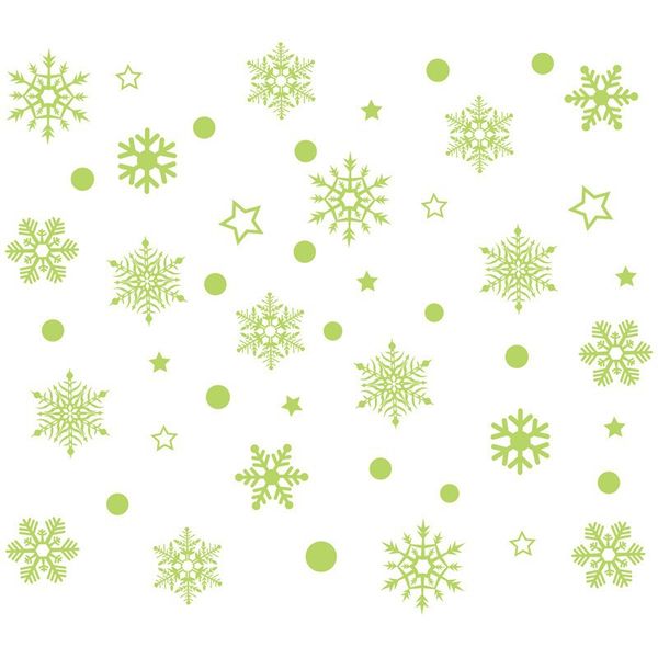 

decor fluorescent christmas decoration snowflake decorative snow flake luminous
