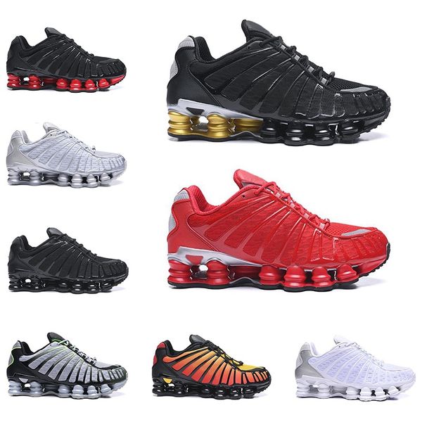 

tl running shoes oz nz r4 mens sneakers triple black white orange blue metallic silver university red men trainers sports size 7-12, White;red