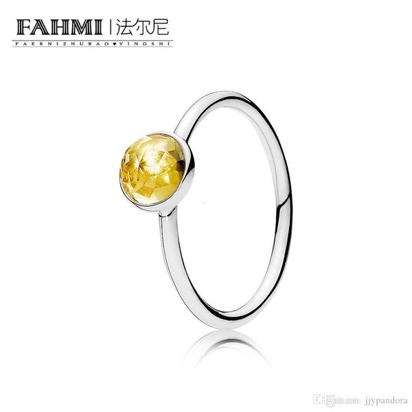 

fahmi 100% 925 sterling silver 1:1 original authentic charm 191012ci temperament fashion glamour retro ring wedding women jewelry, Slivery;golden