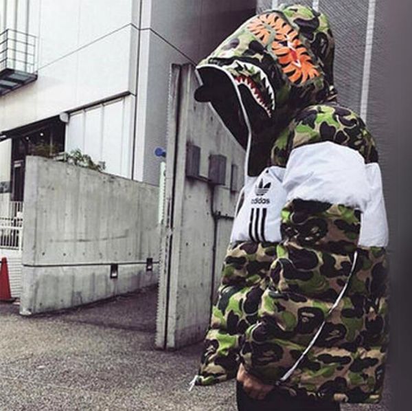 sudadera bape adidas