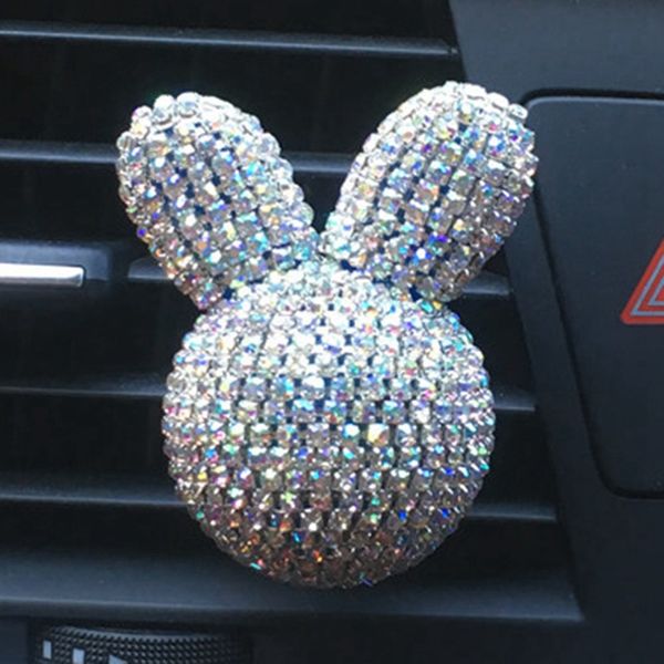

rhinestone cute shape diamond bow perfume car air freshener car parfume car-styling
