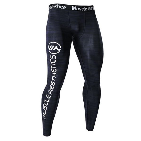 

running pants men compression quick dry skinny leggings man gyms fitness workout bodybuilding trousers male joggers crossfit bottoms, Black;blue