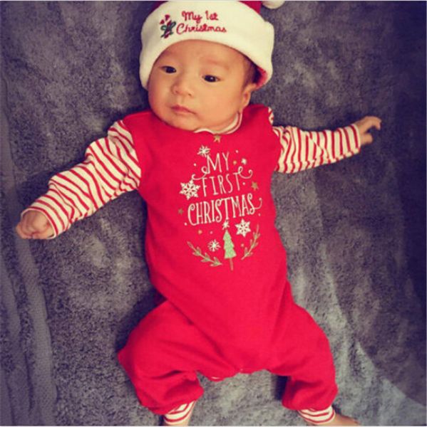 

hirigin newborn baby kids boy girls rompers xmas jumpsuit playsuit clothes outfits, Blue