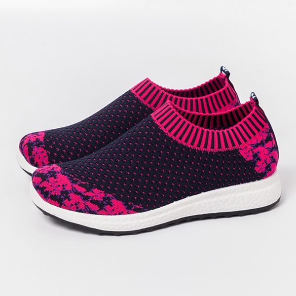 

women's running shoes sneakers breathable sport sock shoes female summer trainers athletic ladies trainers sneakers women wedge, Black