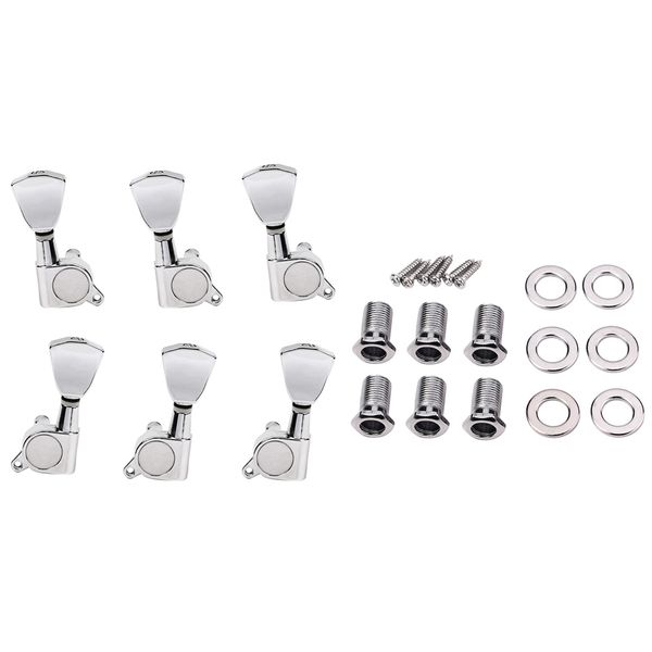 

6 pieces 3r 3l guitar tuning pegs machine heads for acoustic electric guitar
