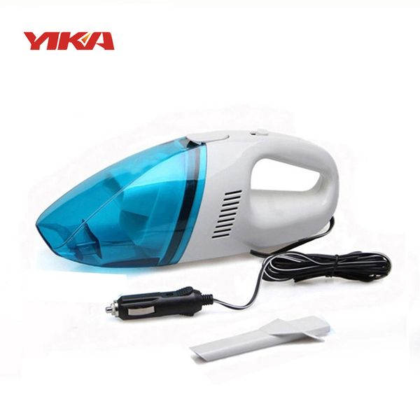 

yika 2017 60w mini car portable car vacuum cleaner wet and dry dual use auto cigarette lighter hepa filter