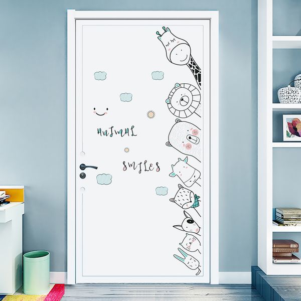 Bedroom Door Stickers Corner Sticker Baby Wall Sticker For Kids Room Wall Decorations Living Room Home Accessories Inexpensive Wall Decals
