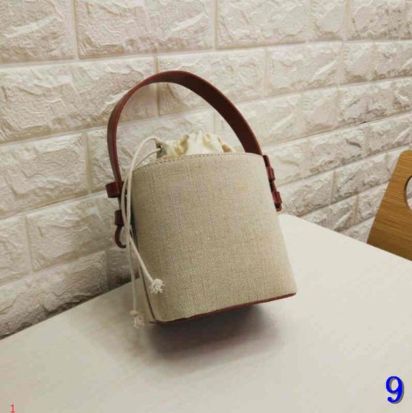 

inclined shoulder bag designer shoulder bucket bags burlap contrast small bag new shoulder messenger bags mens cross body 16.5*10*17 #uw9
