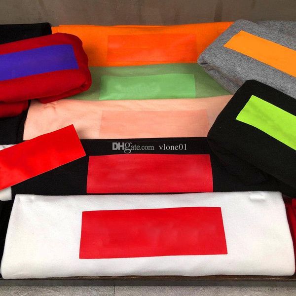 

19ss box дизайнер логотип мужские футболки swaroovski 25th anniversary тенниска мужчины женщины пара лето вскользь улица футболки s-xl, White;black