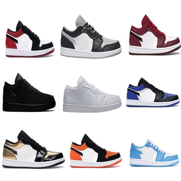 

1s gold royal black toe triple black white shadow sb unc basketball shoes for sale with box online wholesale store us4-us11