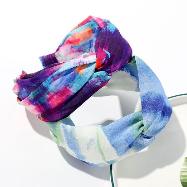 

haimeikang fashion print bezel head hoop retro creative hairband headband women new hair accessories wild brimmed headdress