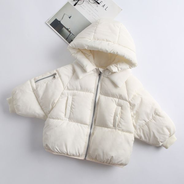 

retail 5 colors kids winter coats boys girls designer korean thick padded hooded jackets down coat bread clothes outwear children clothing, Blue;gray