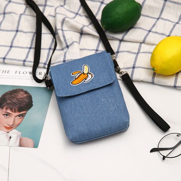 

kasiman mini women's bag denim mobile phone bag personalized shoulder slanting women's fashion