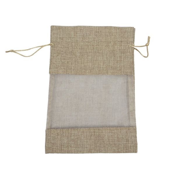 

30pcs flax organza bags burlap drawstring pouch christmas gifts bag wedding party bags for coffee beans candy makeup jewelry pac