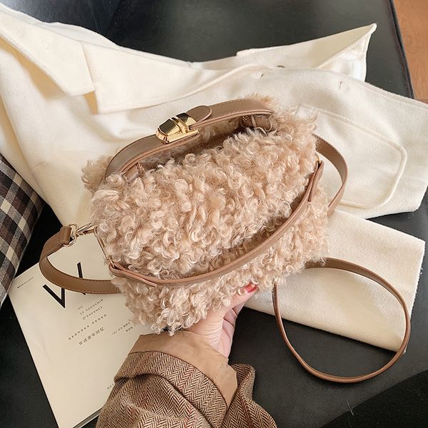 

плюшевые сумки 2019 новой женская дикая случайный мешок плеча женщины посыльный