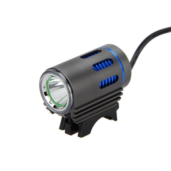 

bicycle light xm-l2 led 4 modes front bike head light battery pack charger riding cycing bike gift(blue single lamp