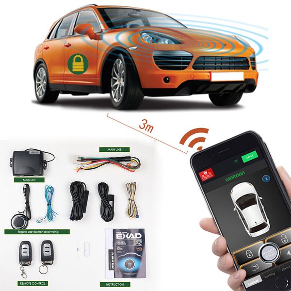 

car alarm system with antenna remote start alarm system car security pke keyless entry start sbutton central locking