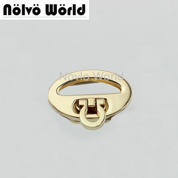 

20комплекты 40 * 25мм светло-золотой цвет кошелька флип-лок замки кошельки замки, Black