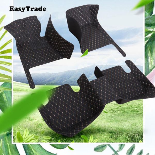 

microfiber leather car floor mats rugs foot mats protector goods for creta 2019 ix25 accessories car accessories