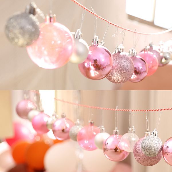 

4cm 6cm 8cm christmas ball ornaments shatterproof christmas decorations for home tree balls holiday wedding party supplies