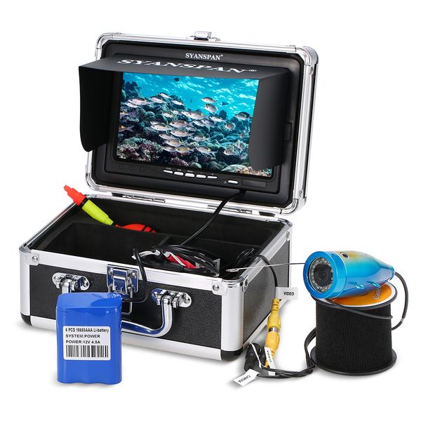 

portable infrared ir leds 1000tvl fish finder 7" inch monitor waterproof underwater fishing camera kit 24pcs for carp fishing