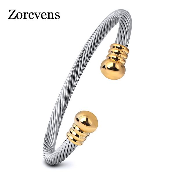 

modyle gold color multiple twisting line fashion jewelry stainless steel bracelets bangles for women, Black