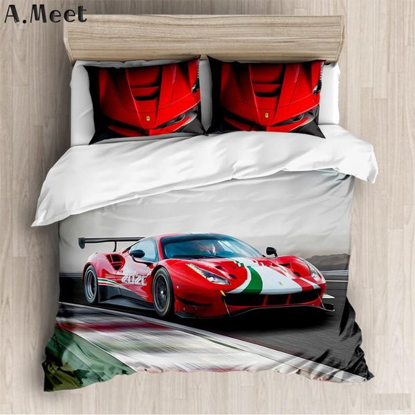 

boys bedding set  quilt covers kids children bedding sets single twin xl bed comforter pillow shams bed set car full