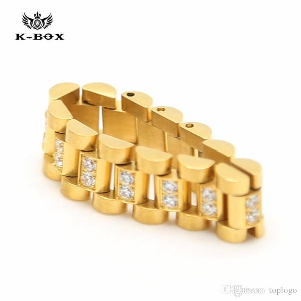 

часы из нержавеющей стали 24k позолоченного ice out алмазного президент cut кольцо мужского ремешка стиля кольца диапазона мужчины bling rhi, Silver