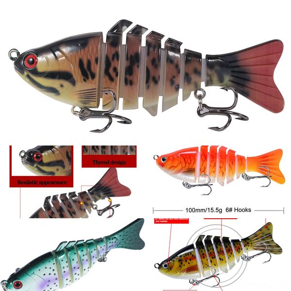 

rt0hd double-sided luya box wooden 10 box (10cm * fishing) thickened shrimp grid translucent 15.5g bait