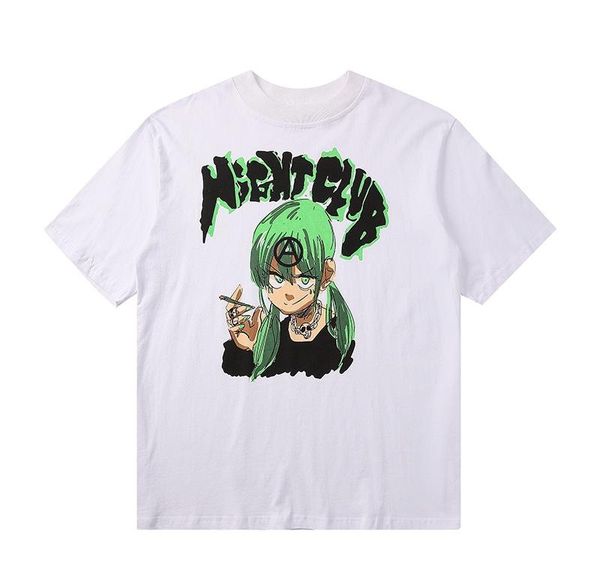 

new night t shirt summer men women casual street hip hop nitgt t shirt gunn, White;black