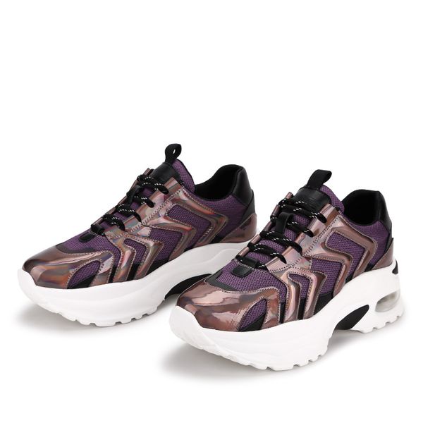 

outdoor casual sneakers women shining walking shoes fashion spring breathable mesh lightweight sport and lifestyle shoes