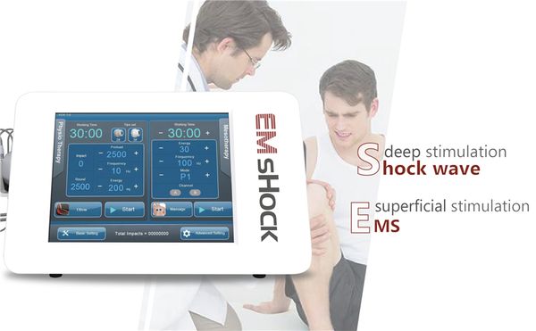 

portable ems muscle stimulation combine shock wave therapy machine for better physiotherapy/shock wave therapy device for ed treatment