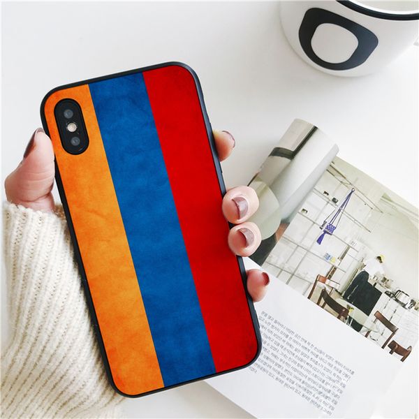 

capa luxury armenia grungy flag cover for iphone 11 pro xs max xr case for iphone 8 7 6s plus 5s se case soft silicone cover.