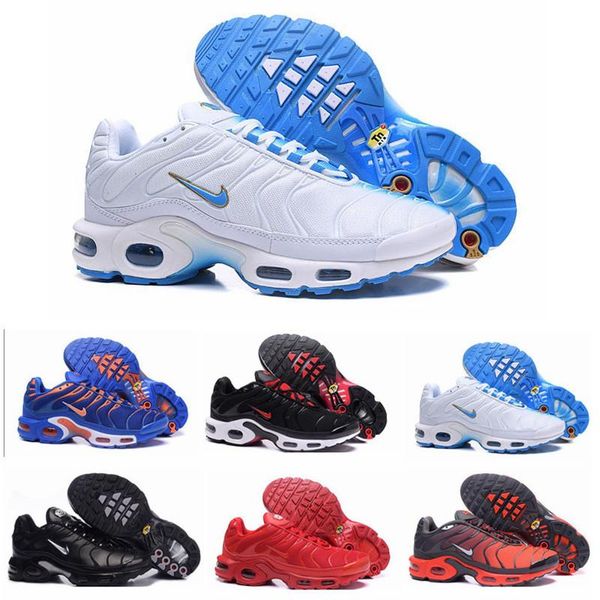 

mens womens shoes rainbow green tn ultra sports requin sneakers air caushion men shoes 36-46, Black