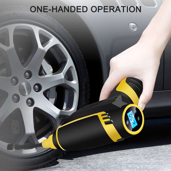

digital car air compressor pump auto motorcycle tires inflatable pump handheld car air compressor 150psi