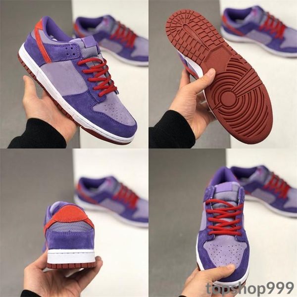 

low plum women mens running shoes purple designer trainers sude sports sneakers des chaussures zapatos casual sneakers size 36 - 44