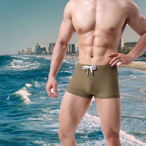 

men fashion summer beach seaside flat angle swimming pants beach shorts