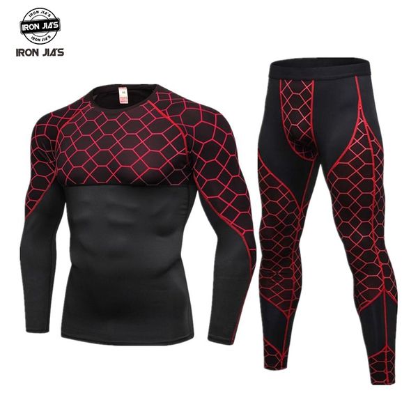 

motorcycle men thermo underwears sets sport quick drying skiing warm base layers tight long & pants sportswear underwear, Black;blue