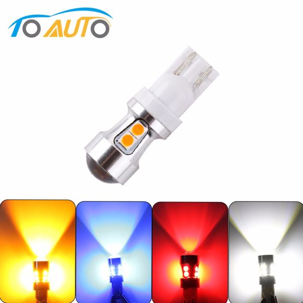 

t10 10 smd золотисто-желтый canbus obc безошибочные лампы внутренний излучатель led 194 w5w автомобильные лампы внешний 3030 12v янтарный ав