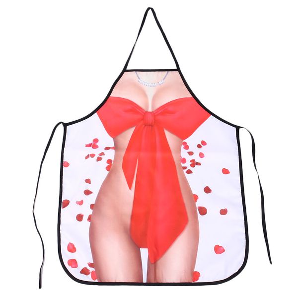 

aprons party bbq protection women polyester 3d design baking
