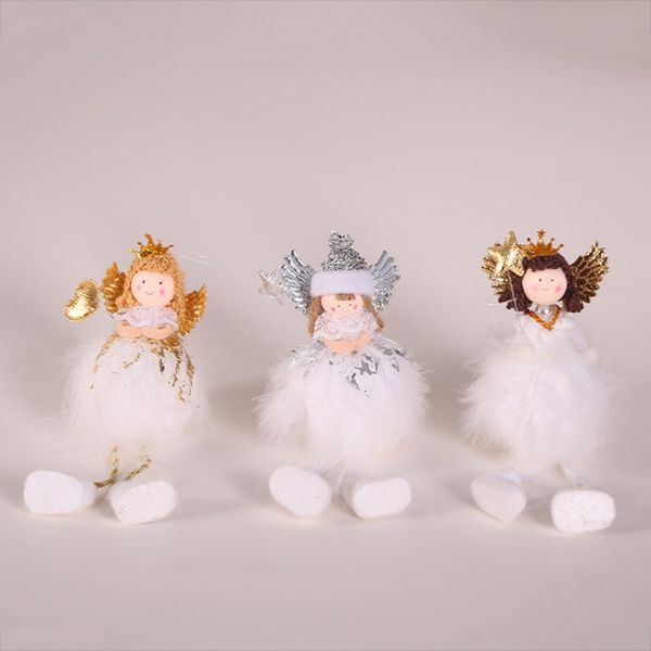 

christmas decorations christmas cute white angel deskwindow creative decoration tree decoration pendant